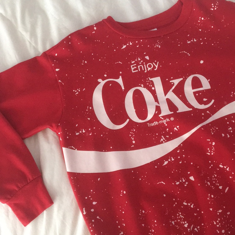 Red Coca-Cola Sweater/Pullover